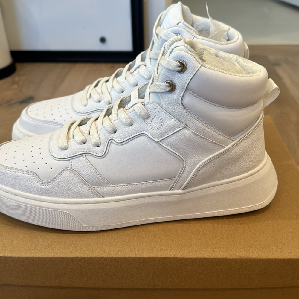 Steve Madden Jorden white leather shoes - Picture 2 of 5